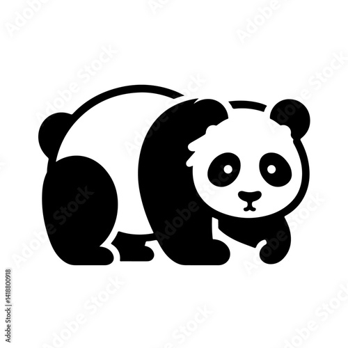 panda silhouette