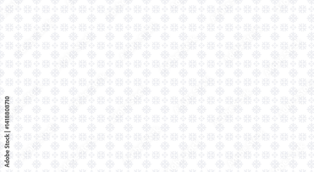 Soft grey botanical motif gracing pristine white surface, lending refined aesthetic to fabric, stationery, or digital design Soft grey botanical motif gracing pristine white surface, lending refined aesthetic to fabric, stationery, or digital design