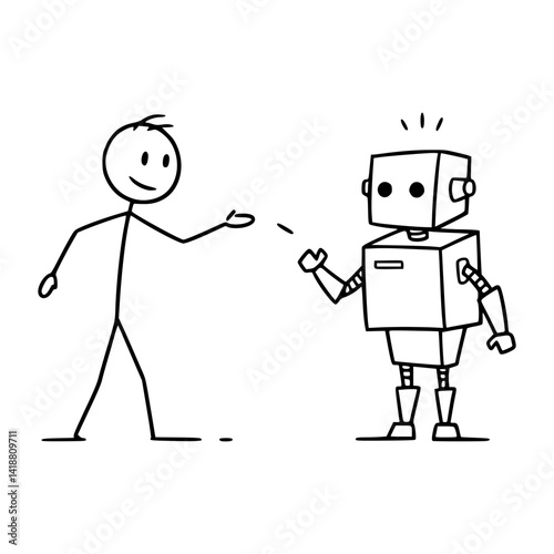 Sticky man training AI