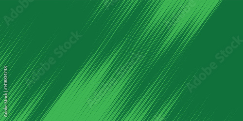 green halftone on background. Vector dotted sparkles or halftone shine pattern texture Pop Art Style Background.