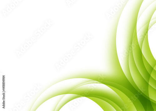 NATURAL FRESH LIGHT GREEN CIRCLE ABSTRACT BACKGROUND DESIGN