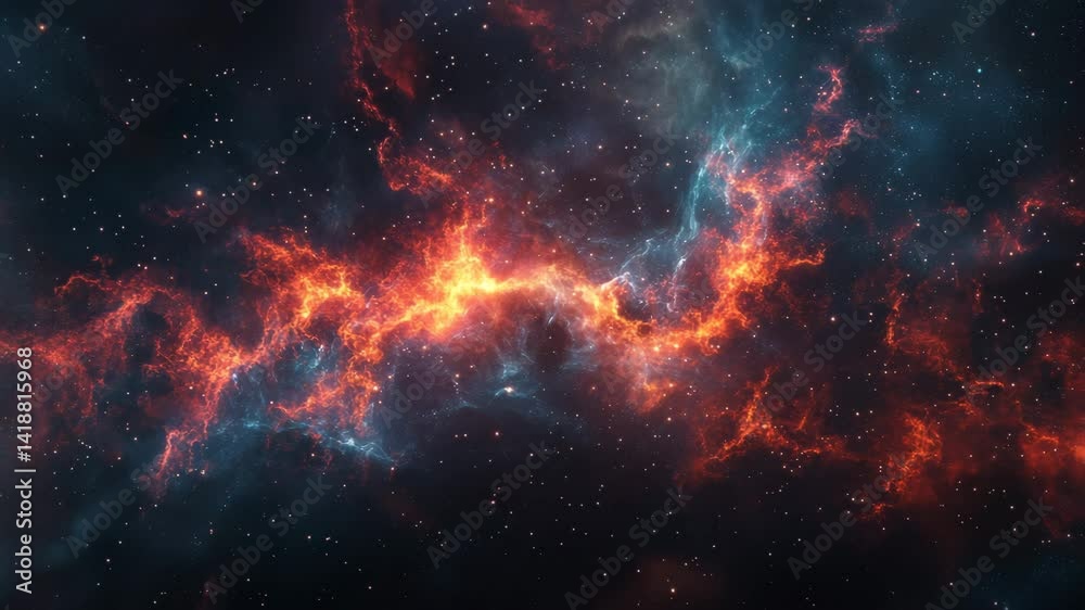 Bright supernova explosion illuminating the void Bright supernova explosion illuminating the void