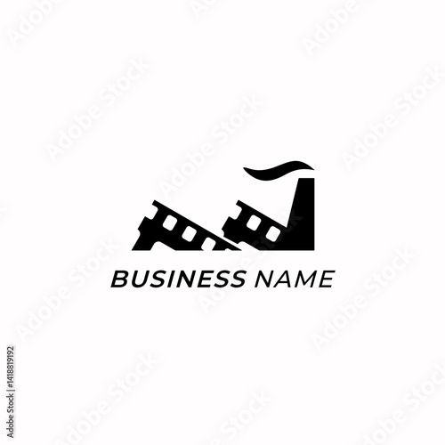 logo design factory and roll film
