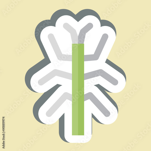 Sticker Bug Stick. related to Insects symbol. design editable