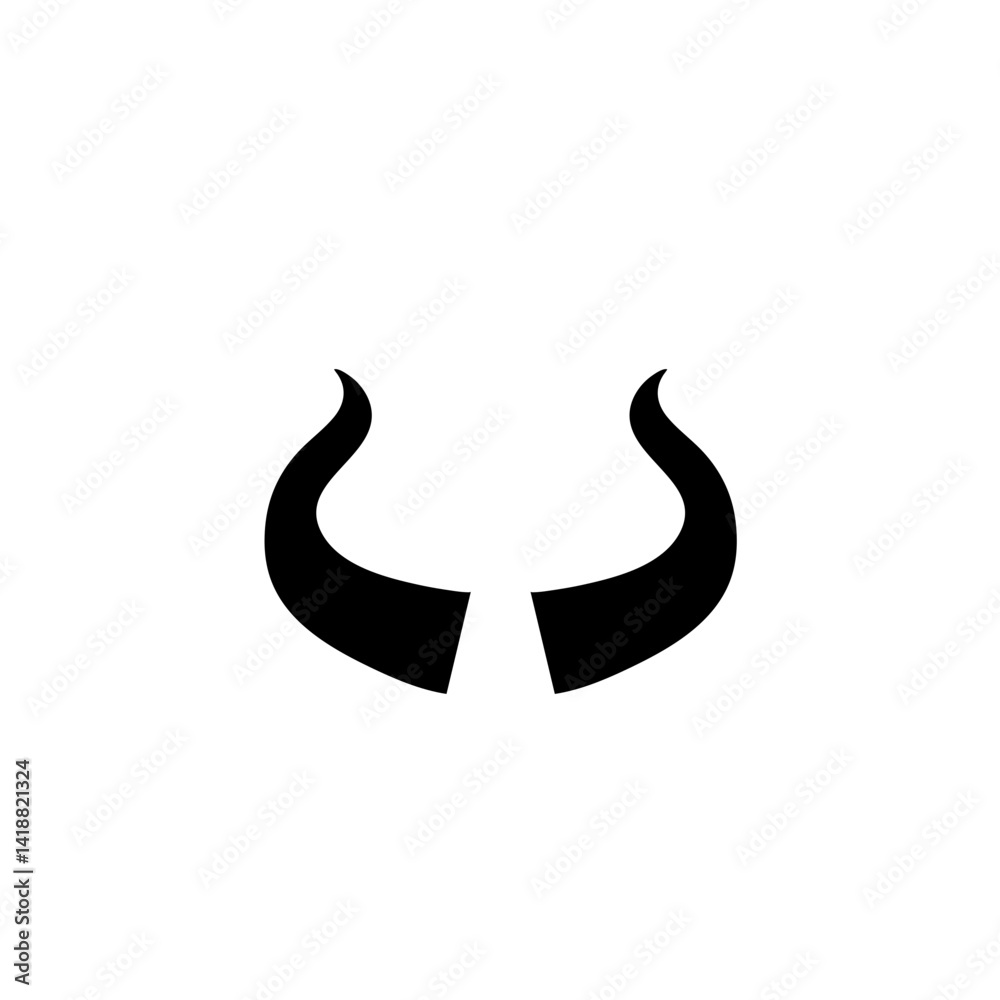 Devil Horns Vector Icon Devil Horns Vector Icon