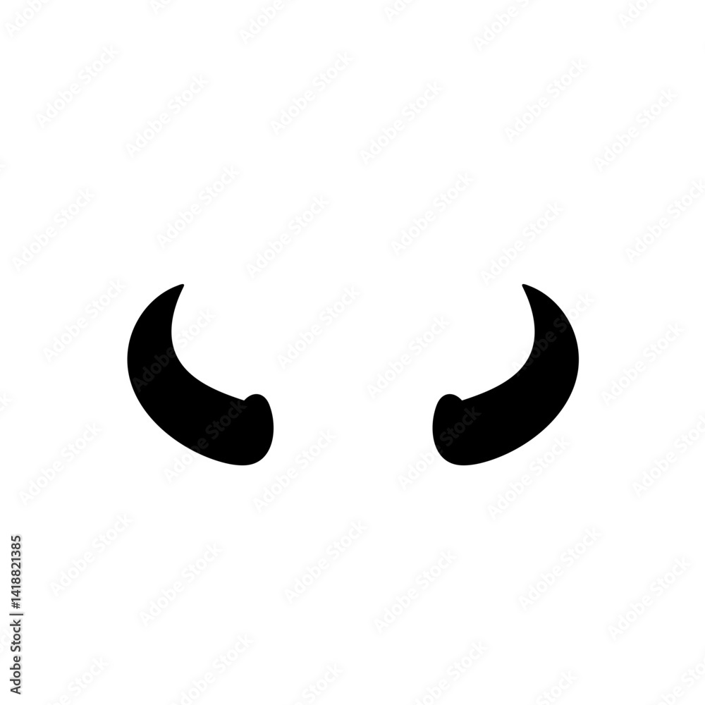 Devil Horns Vector Icon Devil Horns Vector Icon