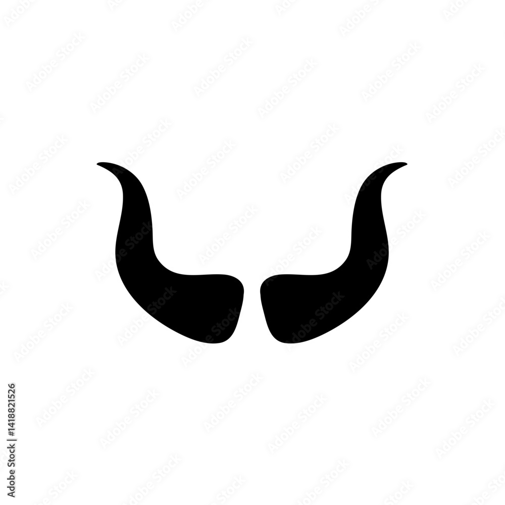 Devil Horns Vector Icon Devil Horns Vector Icon