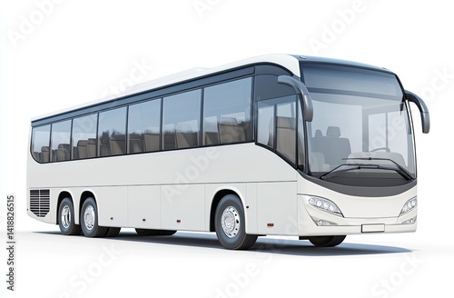 Modern bus, side view