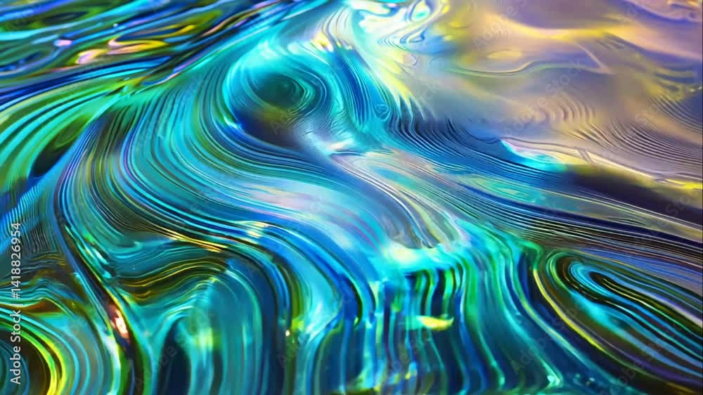 Colorful Abstract Wave Patterns with Vibrant Swirls and Motion Effects Colorful Abstract Wave Patterns with Vibrant Swirls and Motion Effects