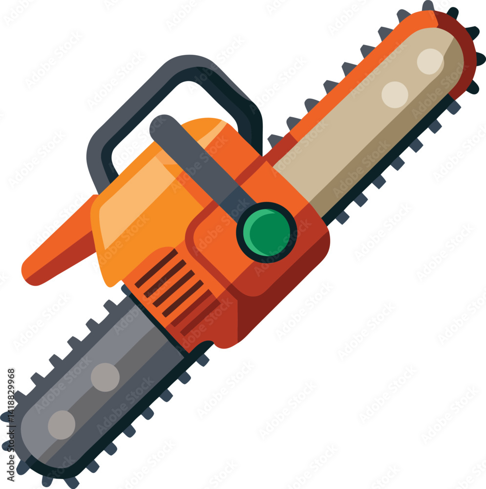 Naklejka premium Chainsaw