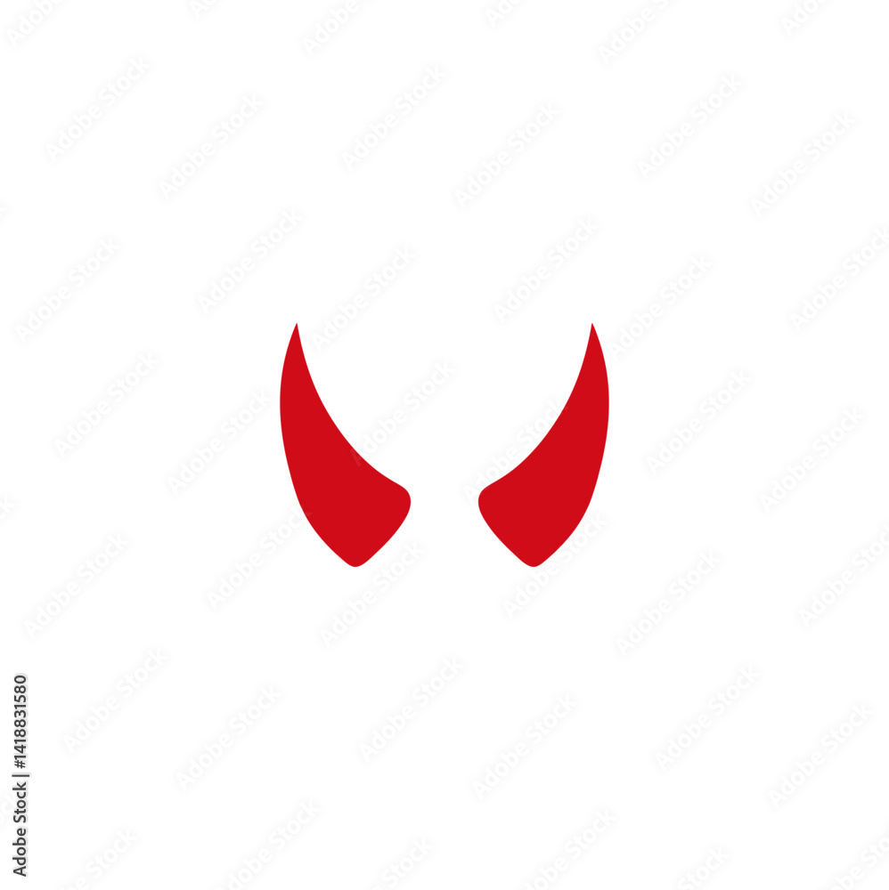 Devil horns icon. Monster carnival vector element. Devil horns icon. Monster carnival vector element.