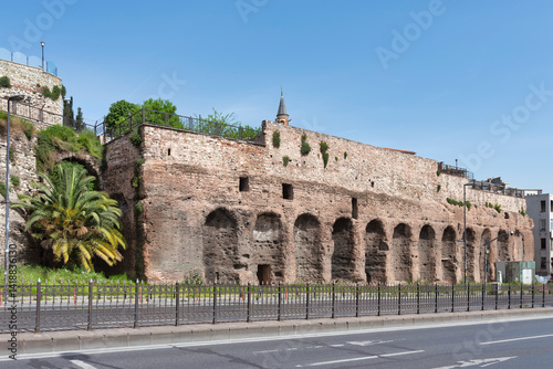 Photography Constructed during the Byzantine Empire, Zeyrek Cistern showcases ancient architecture in the Zeyrek Neighborhood of Istanbul
