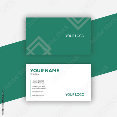 vector business card abstract background with squares