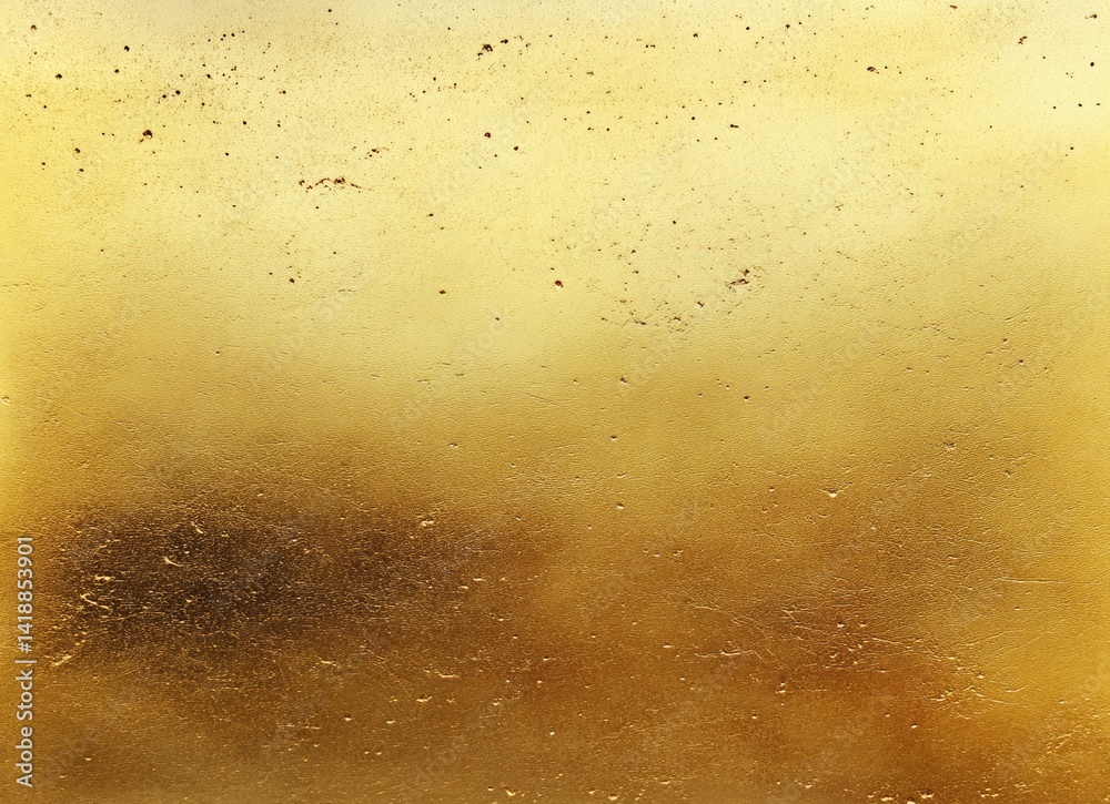 Golden Texture Background, Shiny Gold Foil Surface with Flecks, Gradient Yellow Shade Golden Texture Background, Shiny Gold Foil Surface with Flecks, Gradient Yellow Shade