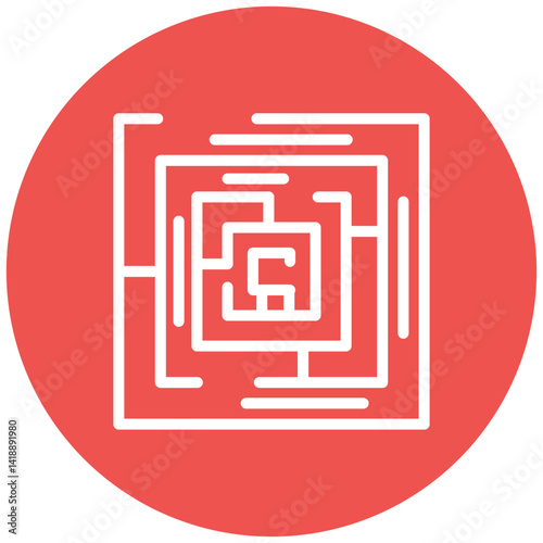 Maze Solution Icon