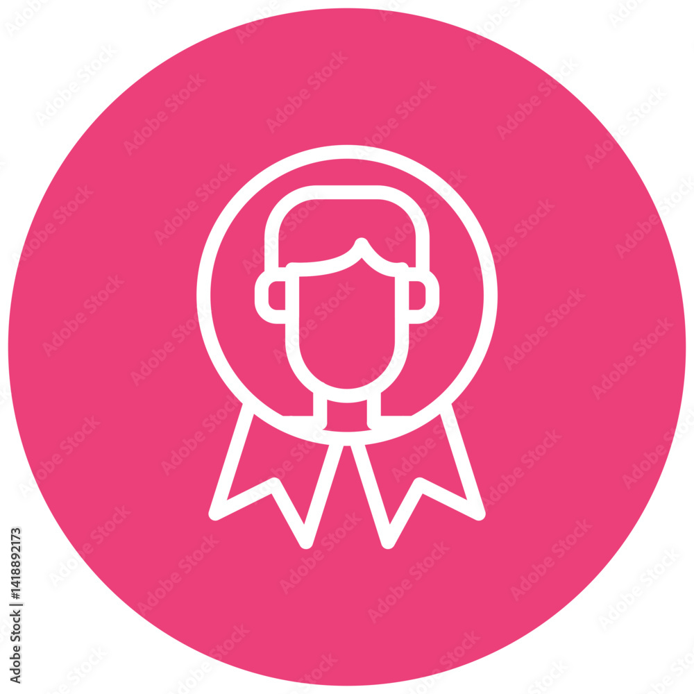 Competitive Worker Icon Competitive Worker Icon