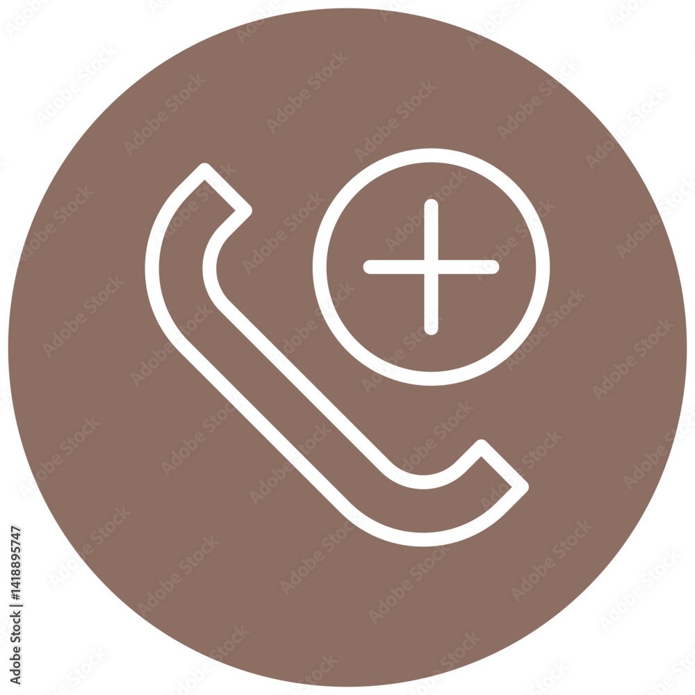 Obraz premium Emergency Call Icon