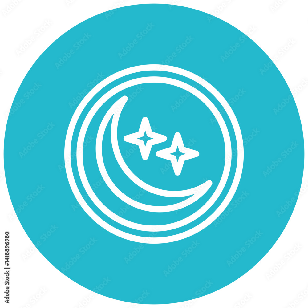Moon Viewing Ceremony Icon Moon Viewing Ceremony Icon