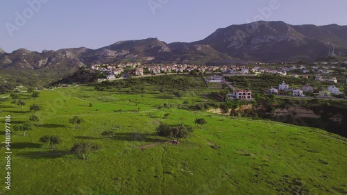 Elevated Views of a Charming Cottage Settlement in a Mountainous Region, Arapkoy, Girne, Cyprus - 20 Jun 2024