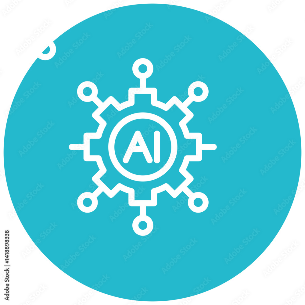 Artificial Intelligence Vector Icon Artificial Intelligence Vector Icon