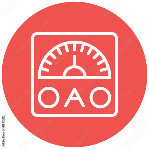 Ammeter Vector Icon