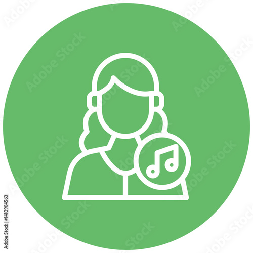 Singer Female Icon