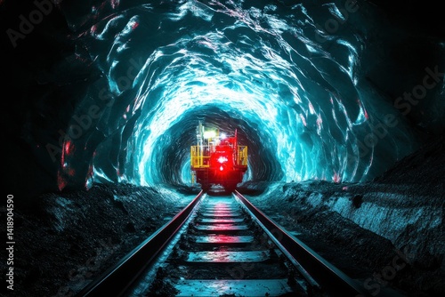 Glacier Tunnel Railway: A Journey into the Blue Ice