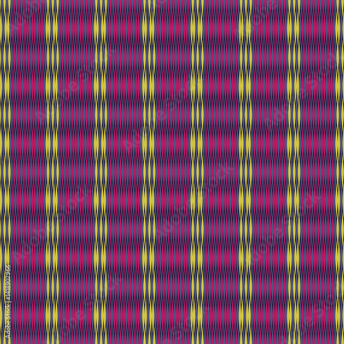 A seamless ethnic folk art with abstract multicolor texture. Ideal for textiles weaving scarves mat wrapping paper and decor. Vector illustration design.