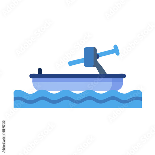  Dynamic Water Rowing Machine Illustration