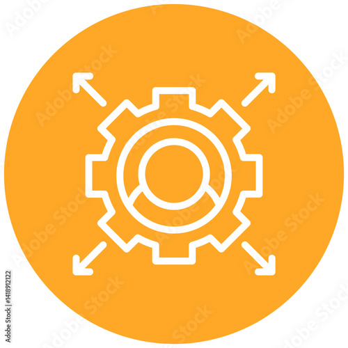 Network Scalability Icon