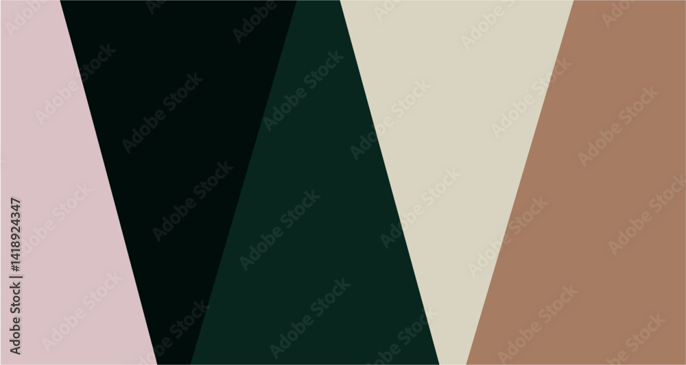 Lima palet warna & latar belakang untuk desain