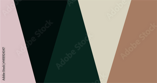 Lima palet warna & latar belakang untuk desain