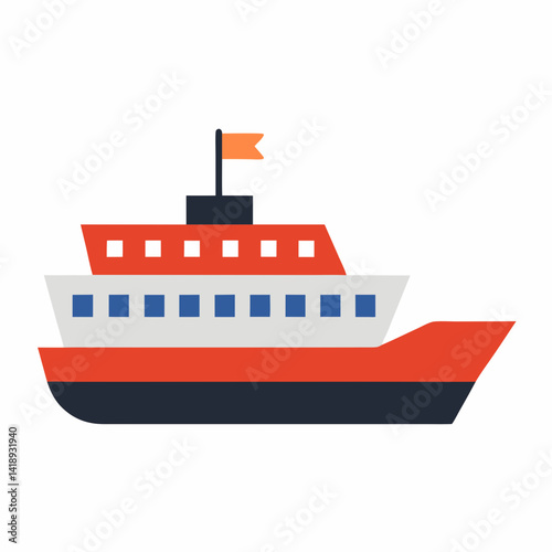 ship in the sea