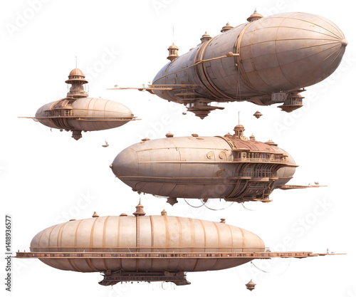 Illustration of a Majestic Skybound Floating Fortress with Intricate Details and a Sense of Grandeur showcasing aerial architecture and imaginative design