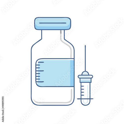 vaccine vial bottle  icon, vaccine vial bottle  vector illustration-simple illustration of vaccine vial bottle , perfect for vaccine vial bottle  logos and icons