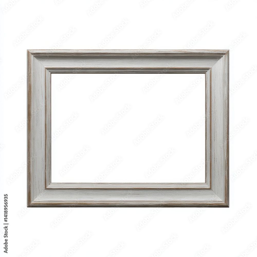 Empty ornate frame isolated on white background Empty ornate frame isolated on white background