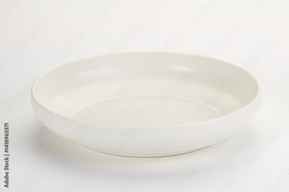 White ceramic empty bowl dishware White ceramic empty bowl dishware