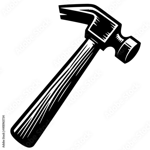Hammer sketch silhouette