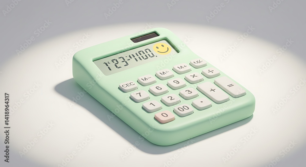 Using a Cute Calculator for Simple Math Calculation Using a Cute Calculator for Simple Math Calculation