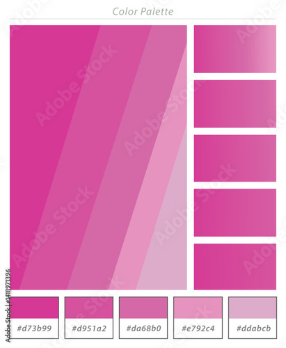 Abstract Professional Color Platte vector file template