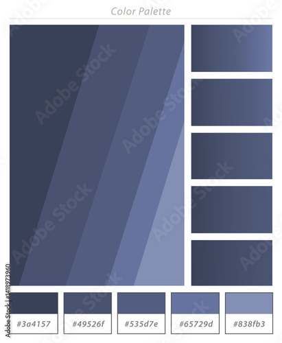 Abstract Professional Color Platte vector file template