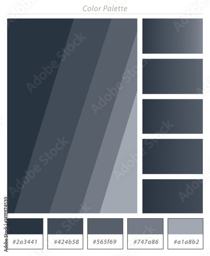 Abstract Professional Color Platte vector file template