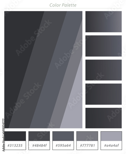 Abstract Professional Color Platte vector file template