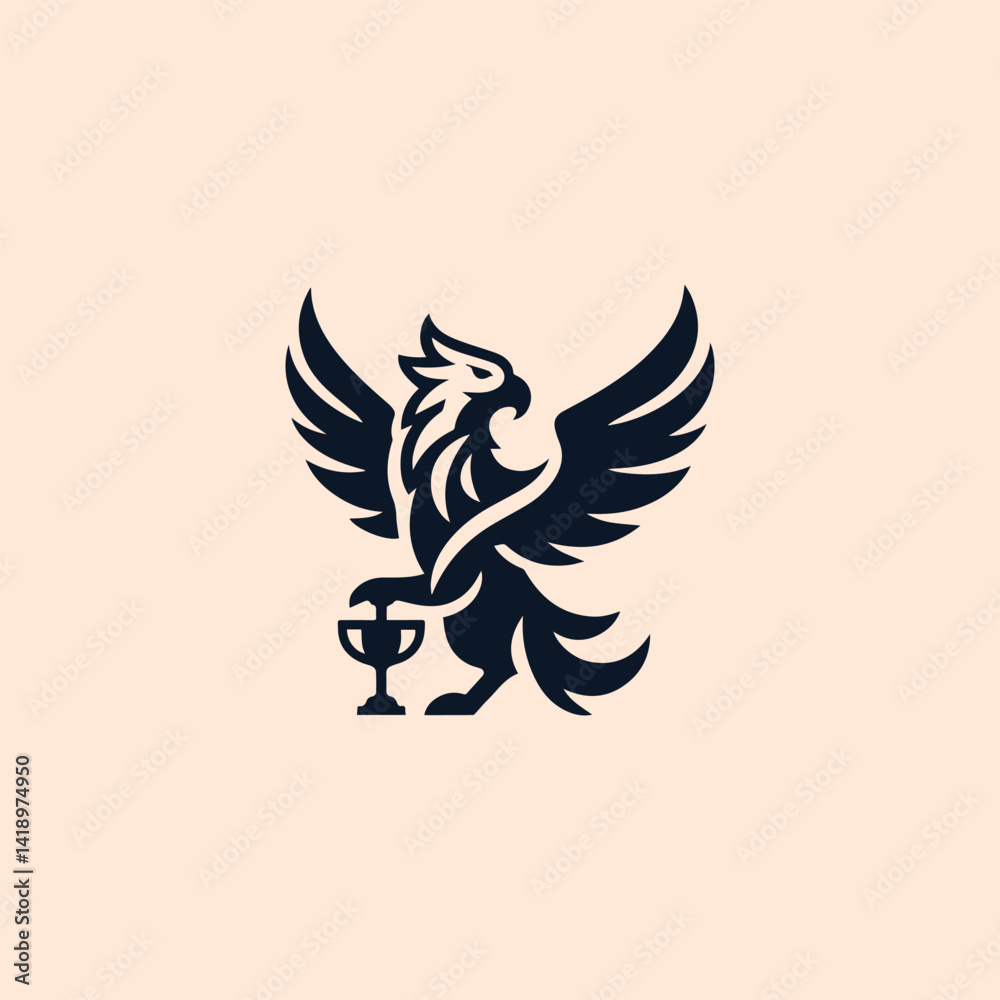 Obraz premium Griffin Winner Logo