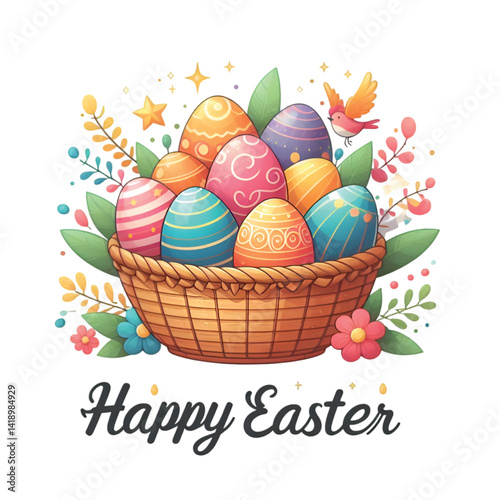 Happy Easter day egg