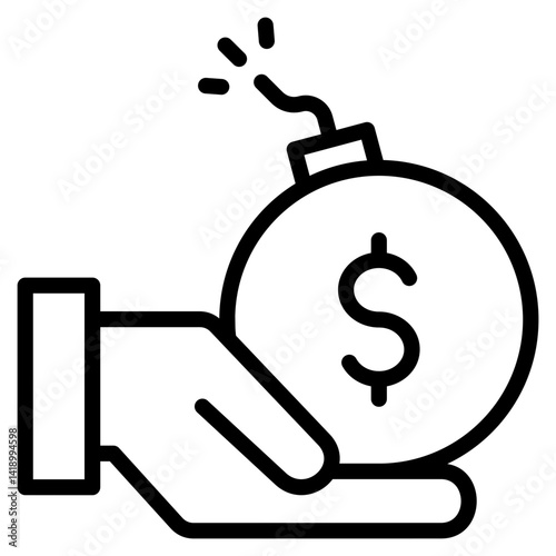 Debt  Icon 