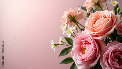 Wallpaper Mural Refined Bouquet Artistry: Elegant Floral Selections Highlighting Maternal Affection with Vibrant Blossoms - A Graceful Tribute to Nature in Photo Stock Concept Torontodigital.ca