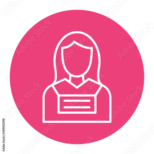 Criminal Female Icon