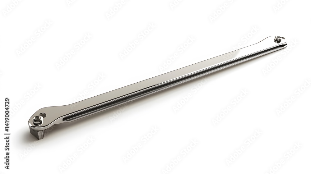 Chrome Metal Bar with Studio Shot. Chrome Metal Bar with Studio Shot.