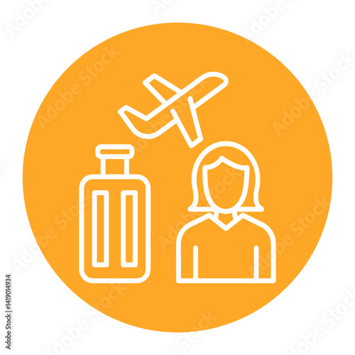 Traveler Female Icon
